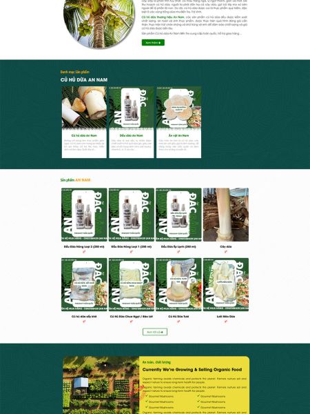 Củ hủ dừa An Nam Bến Tre